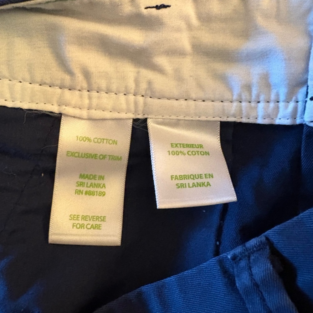 Navy Blue The Callahan Shorts Casual Cotton Chino Flat Front Preppy Style Summer - Picture 5 of 9